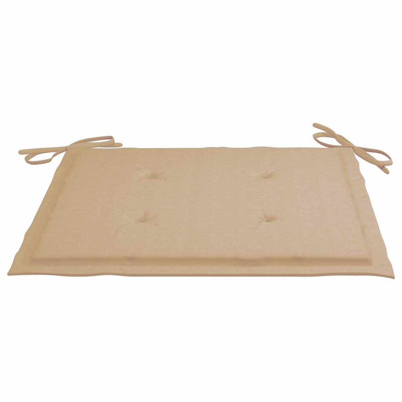 Garden Chairs with Beige Cushions 4 pcs Solid Teak Wood Payday Deals