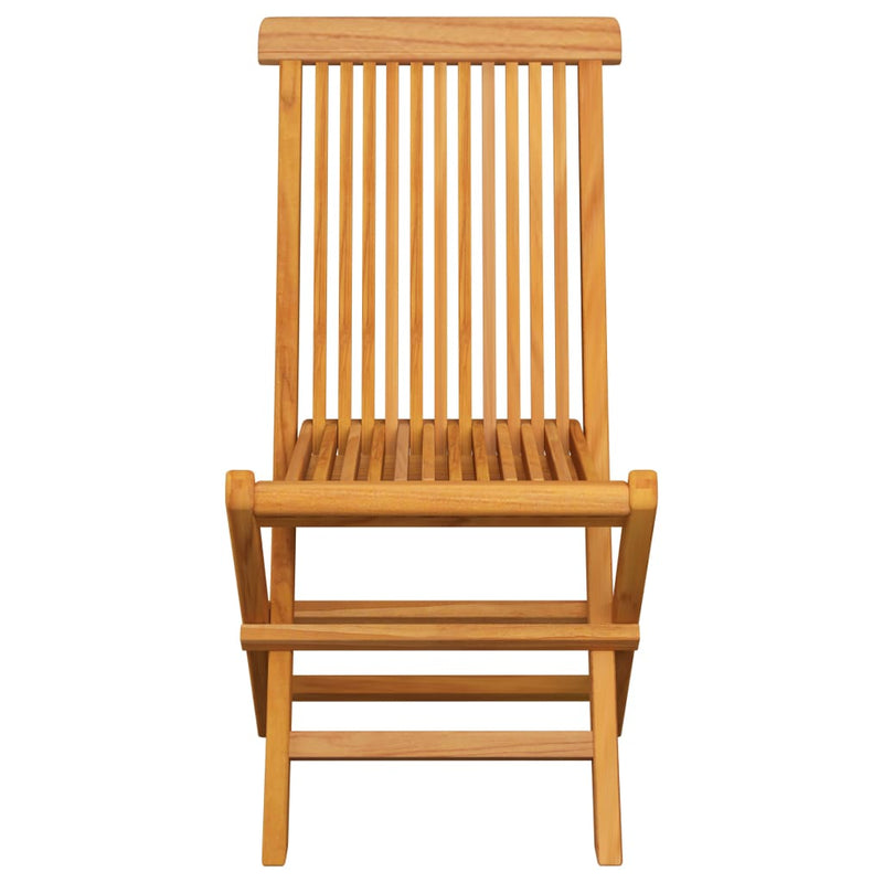 Garden Chairs with Cream White Cushions 2 pcs Solid Teak Wood Payday Deals