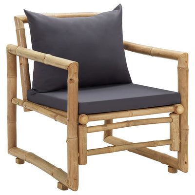Garden Chairs with Cushions 2 pcs Bamboo Payday Deals