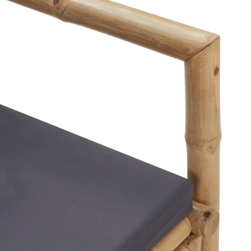 Garden Chairs with Cushions 2 pcs Bamboo Payday Deals