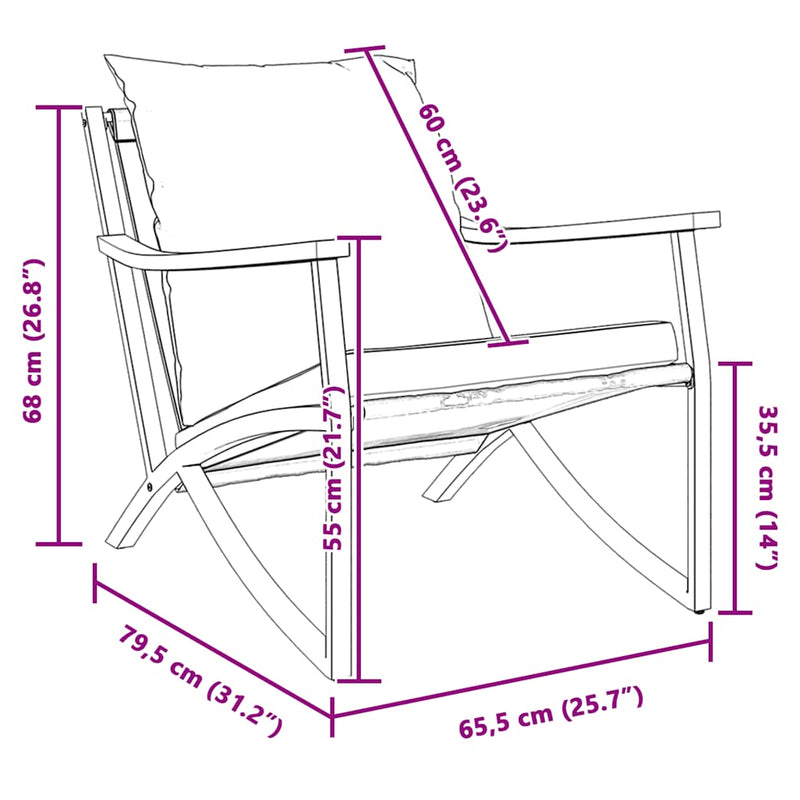Garden Chairs with Cushions 2 pcs Black Steel Payday Deals
