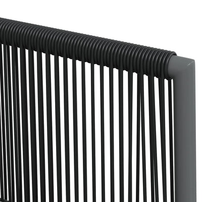 Garden Chairs with Cushions 4 pcs Black 54x60.5x83.5 cm Poly Rattan Payday Deals