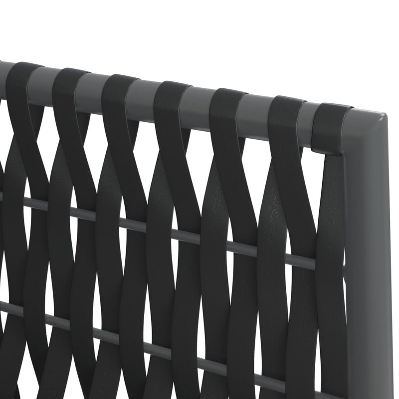 Garden Chairs with Cushions 4 pcs Black 54x61x83 cm Poly Rattan Payday Deals