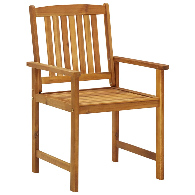 Garden Chairs with Cushions 4 pcs Solid Acacia Wood Payday Deals