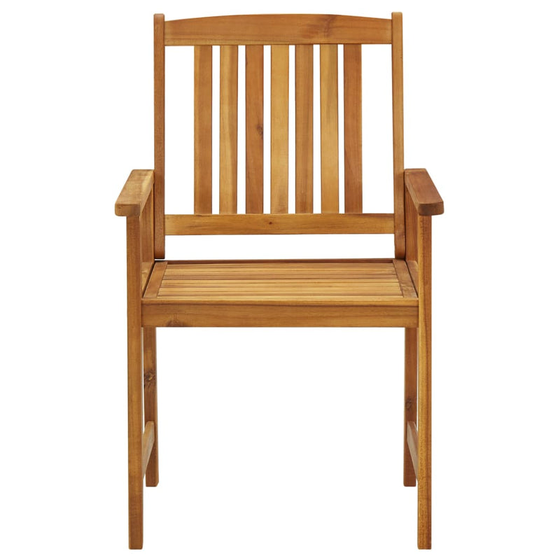 Garden Chairs with Cushions 4 pcs Solid Acacia Wood Payday Deals