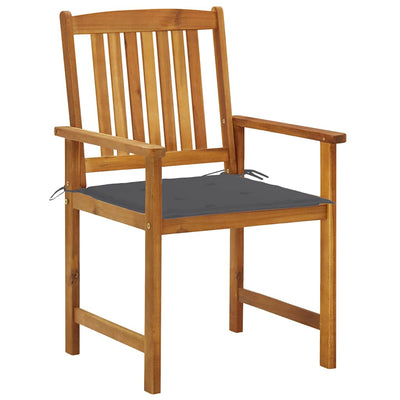 Garden Chairs with Cushions 4 pcs Solid Acacia Wood Payday Deals