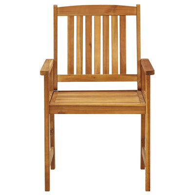Garden Chairs with Cushions 4 pcs Solid Acacia Wood Payday Deals