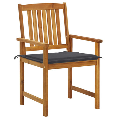 Garden Chairs with Cushions 8 pcs Solid Acacia Wood Payday Deals
