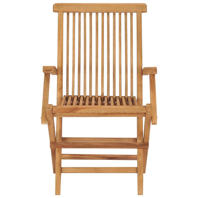 Garden Chairs with Grey Cushions 2 pcs Solid Teak Wood Payday Deals