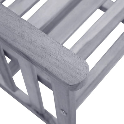 Garden Chairs with Tea Table and Cushions Solid Acacia Wood Payday Deals