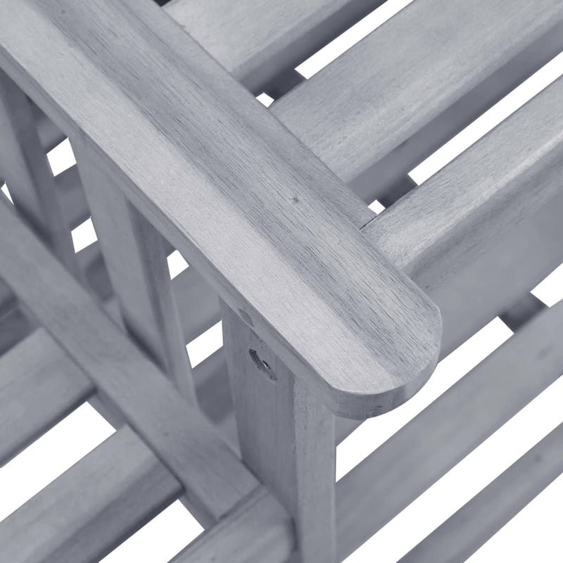 Garden Chairs with Tea Table and Cushions Solid Acacia Wood Payday Deals