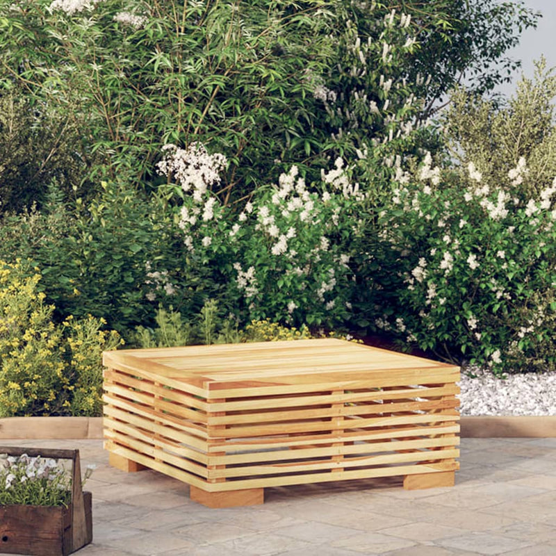 Garden Coffee Table 69.5x69.5x31 cm Solid Wood Teak Payday Deals