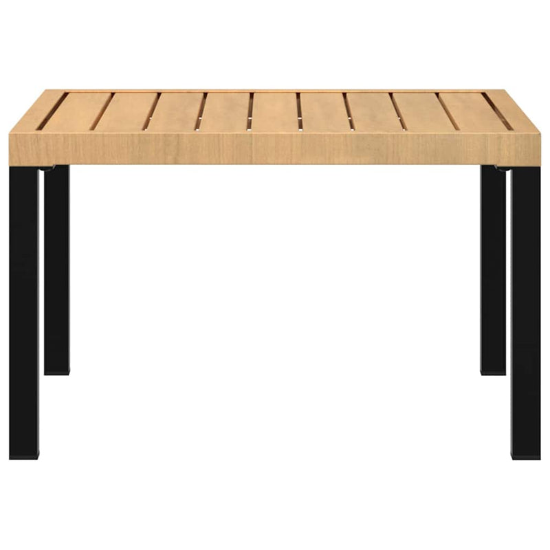 Garden Coffee Table Black 65x65x40 cm Aluminium Payday Deals