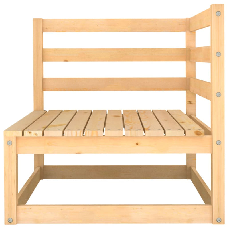 Garden Corner Sofa Solid Pinewood Payday Deals