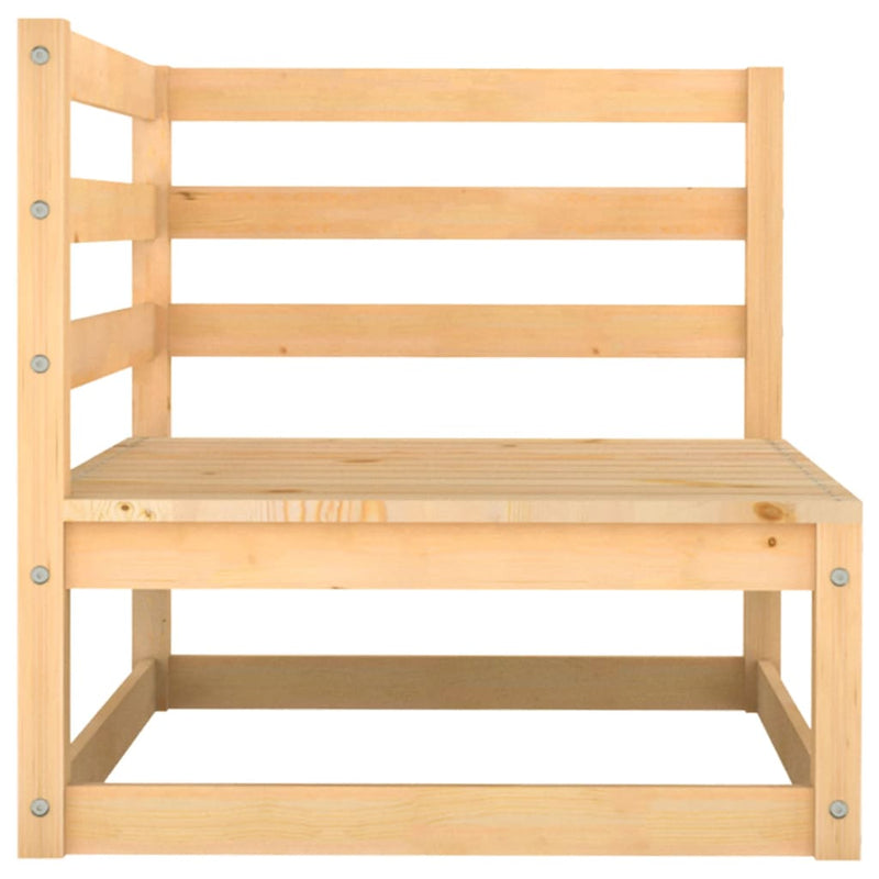 Garden Corner Sofa Solid Pinewood Payday Deals