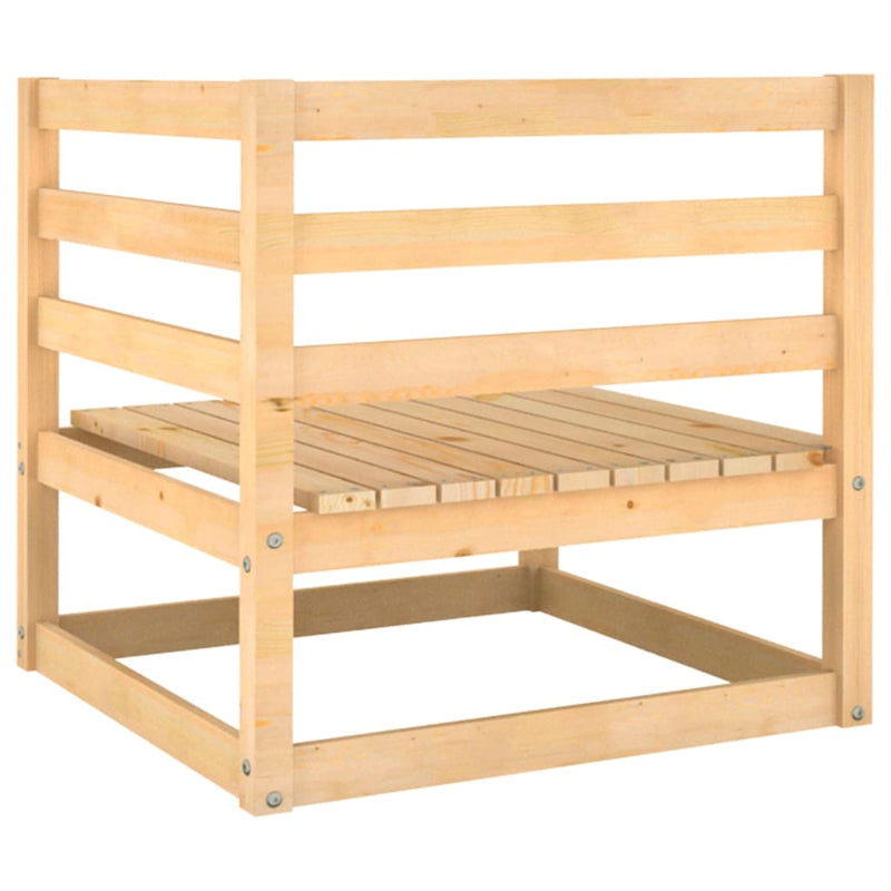 Garden Corner Sofa Solid Pinewood Payday Deals