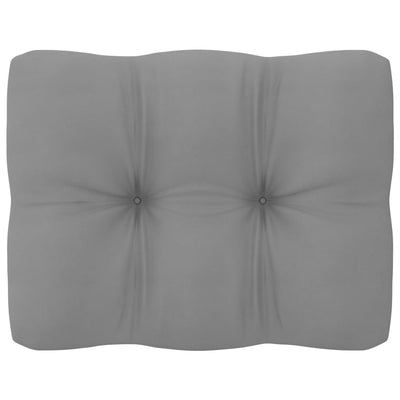 Garden Corner Sofa with Grey Cushions Solid Pinewood Payday Deals