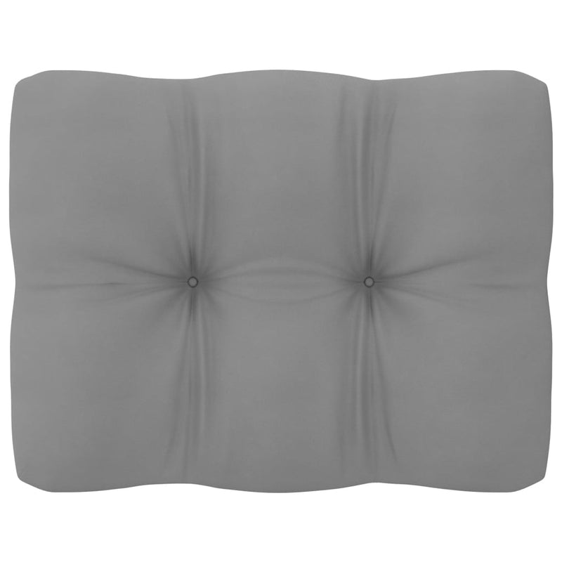 Garden Corner Sofa with Grey Cushions Solid Pinewood Payday Deals