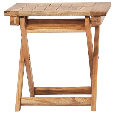Garden Deck Chairs with Footrests and Table Solid Teak Wood Payday Deals