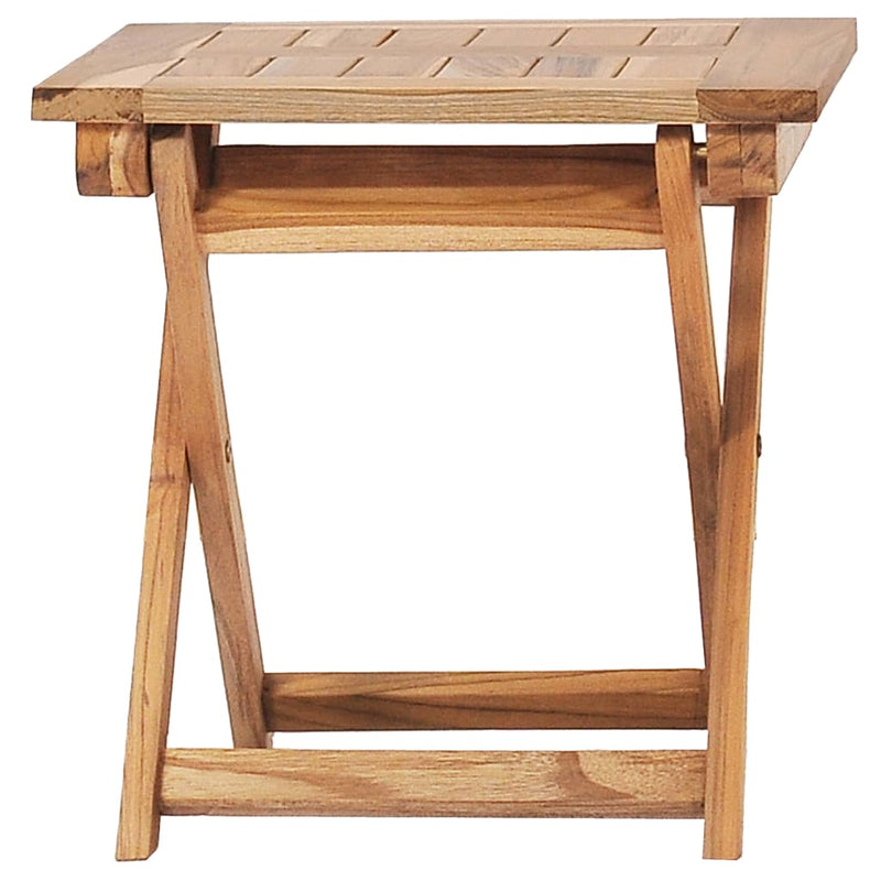 Garden Deck Chairs with Footrests and Table Solid Teak Wood Payday Deals