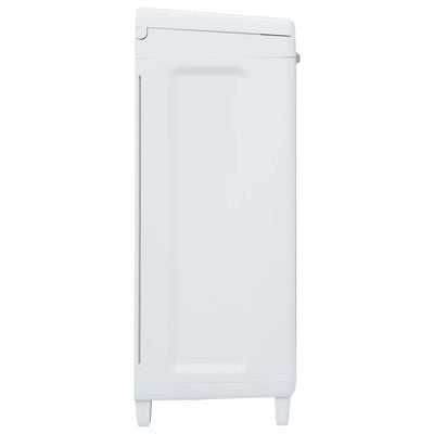 Garden Dustbin with 3 Bags Light Grey 65x38x102 cm Payday Deals