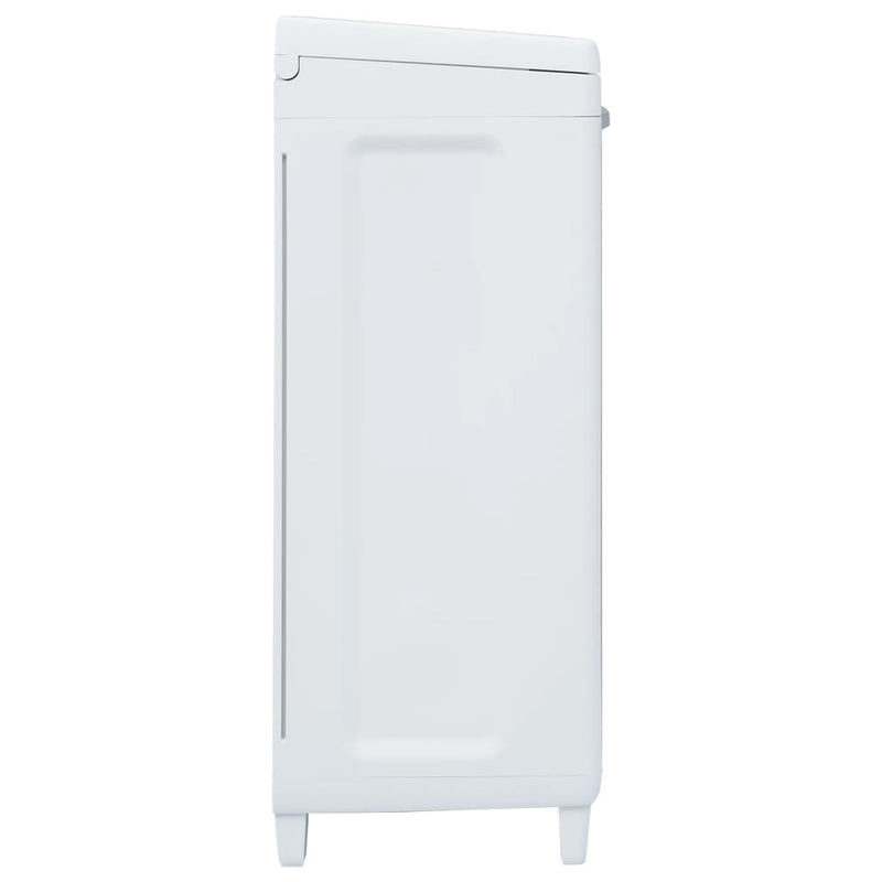 Garden Dustbin with 3 Bags Light Grey 65x38x102 cm Payday Deals