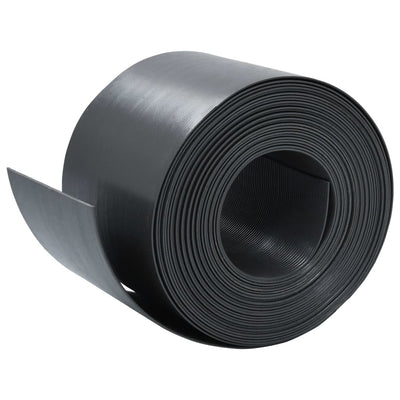 Garden Edging Grey 10 m 15 cm PE Payday Deals