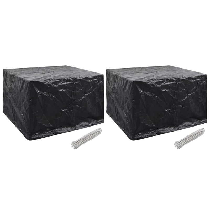 Garden Furniture Covers 2 pcs 8 Eyelets 135x135x90 cm Payday Deals