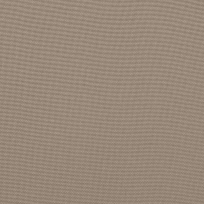 Garden Highback Chair Cushions 4 pcs Taupe 120x50x3 cm Fabric Payday Deals