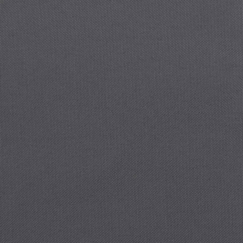 Garden Highback Chair Cushions 6 pcs Anthracite 120x50x3 cm Fabric Payday Deals