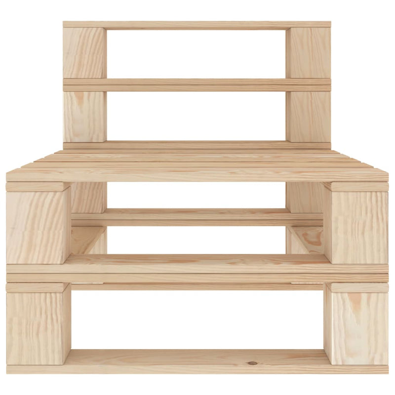 Garden Pallet Middle Sofa Wood Payday Deals