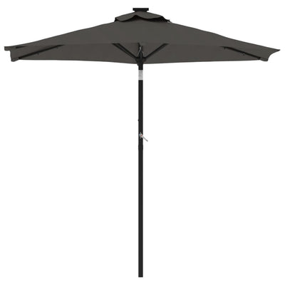 Garden Parasol with Steel Pole Anthracite 225x225x212 cm Payday Deals