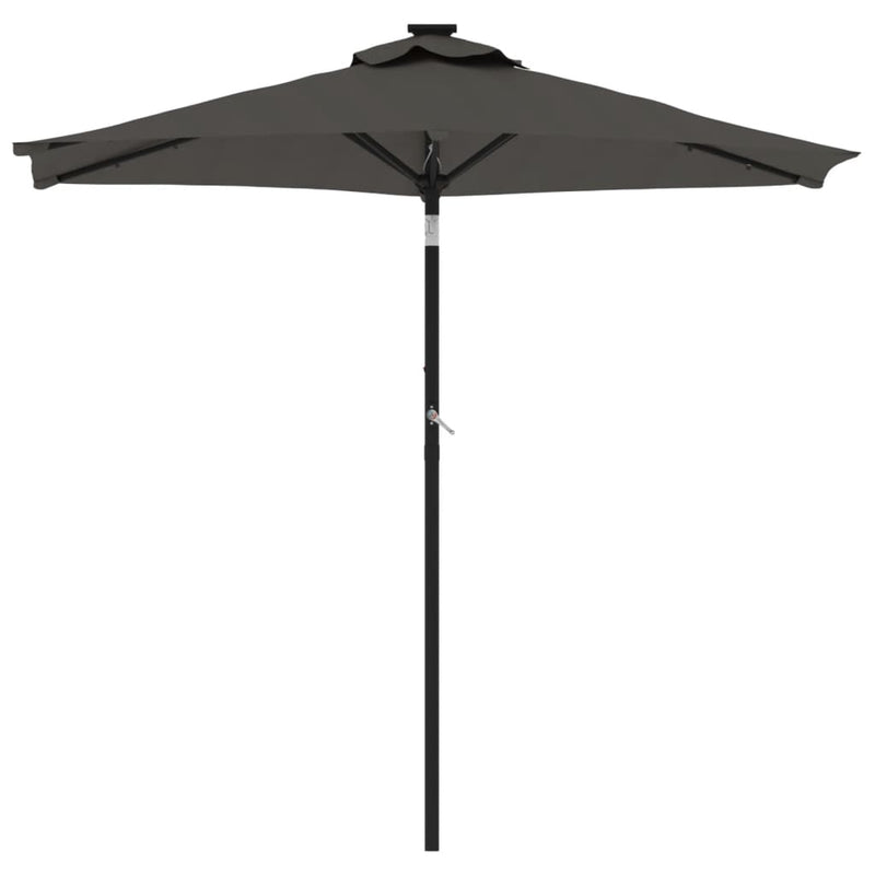 Garden Parasol with Steel Pole Anthracite 225x225x212 cm Payday Deals