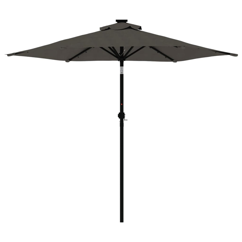 Garden Parasol with Steel Pole Anthracite 225x225x212 cm Payday Deals