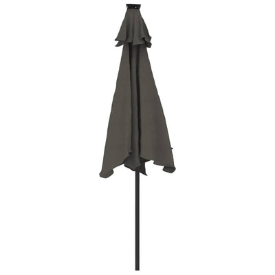 Garden Parasol with Steel Pole Anthracite 225x225x212 cm Payday Deals