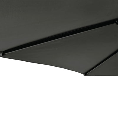 Garden Parasol with Steel Pole Anthracite 225x225x212 cm Payday Deals