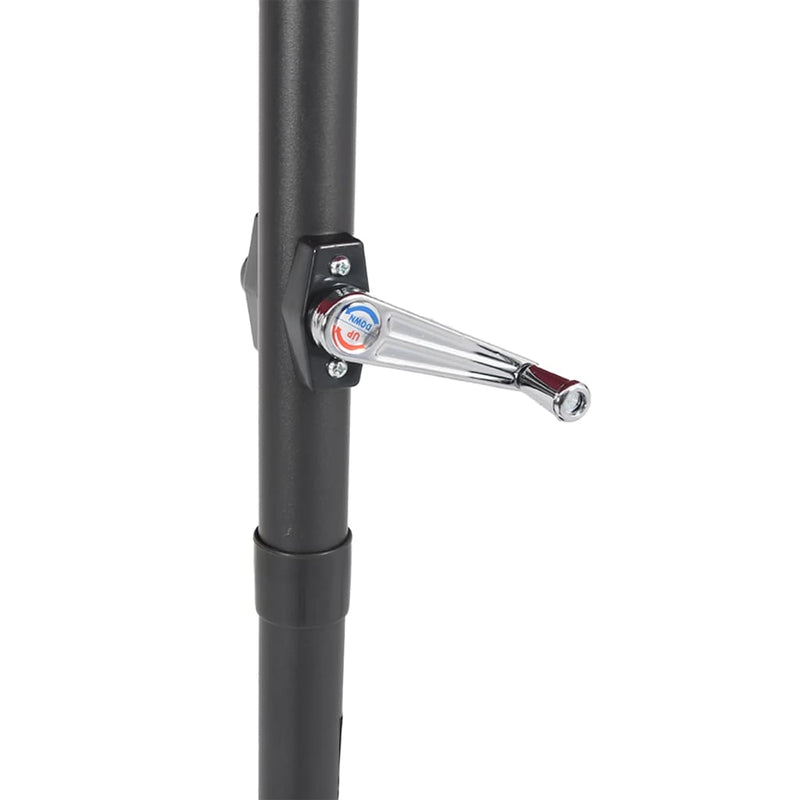 Garden Parasol with Steel Pole Anthracite 225x225x212 cm Payday Deals