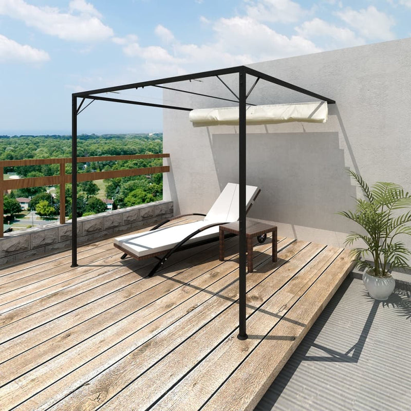 Garden Patio Awning Sun Shade Canopy Wall Gazebo Payday Deals