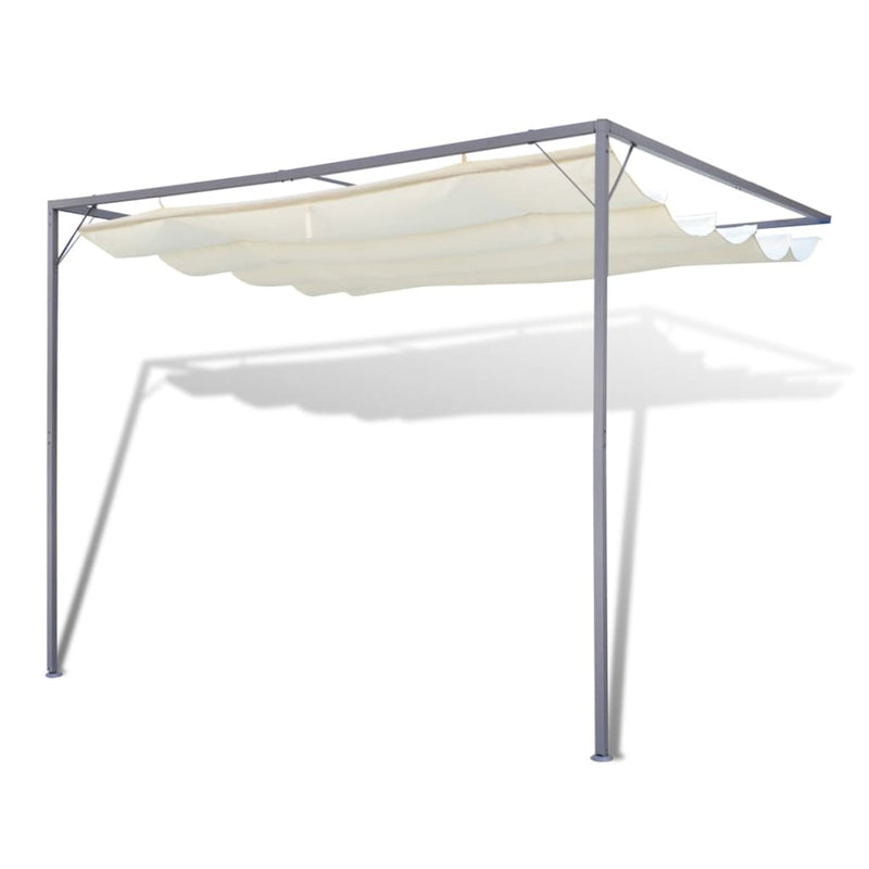 Garden Patio Awning Sun Shade Canopy Wall Gazebo Payday Deals