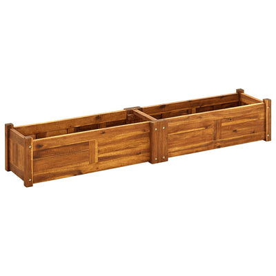 Garden Raised Bed Acacia Wood 150x30x25 cm Payday Deals