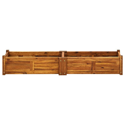 Garden Raised Bed Acacia Wood 150x30x25 cm Payday Deals
