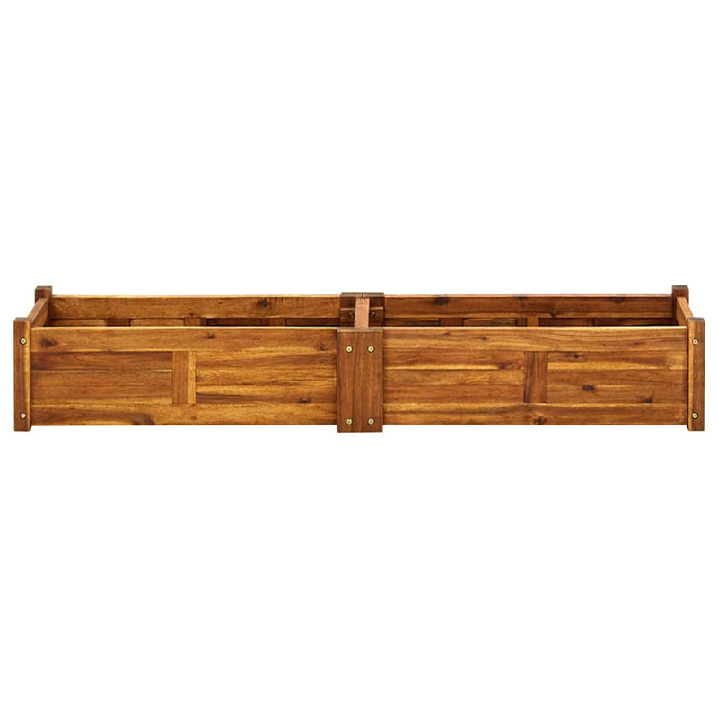 Garden Raised Bed Acacia Wood 150x30x25 cm Payday Deals