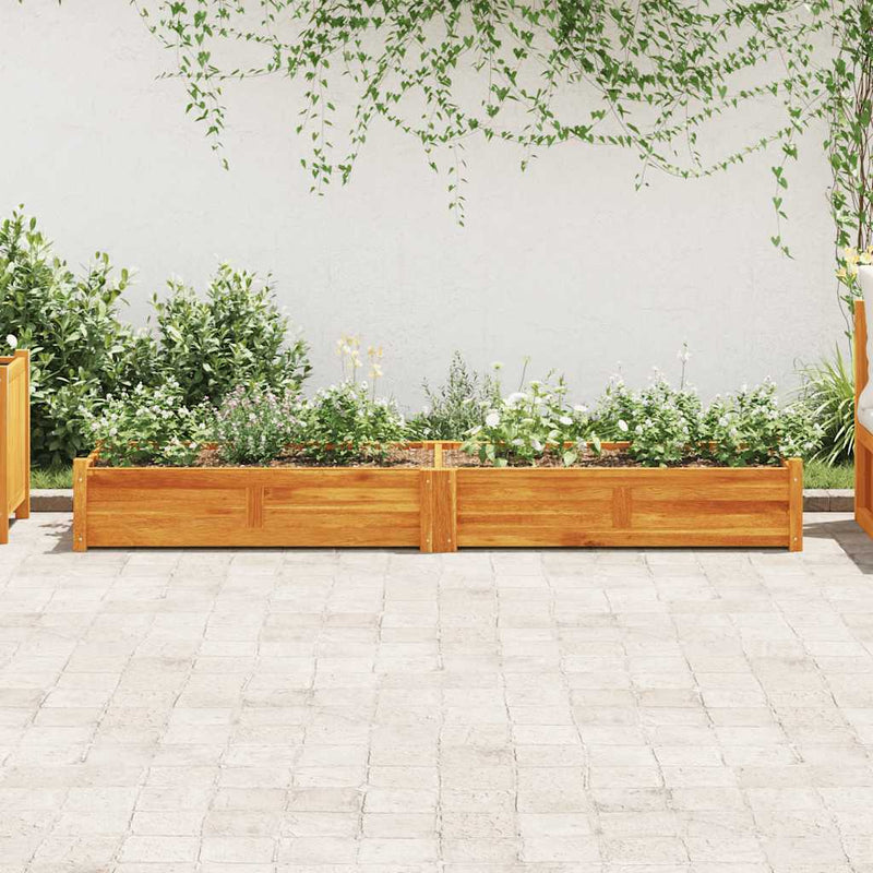 Garden Raised Bed Acacia Wood 200x50x25 cm Payday Deals