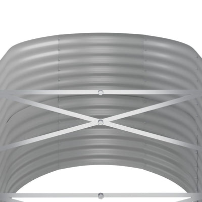 Garden Raised Bed Powder-Coated Steel 152x80x68 cm Anthracite Payday Deals