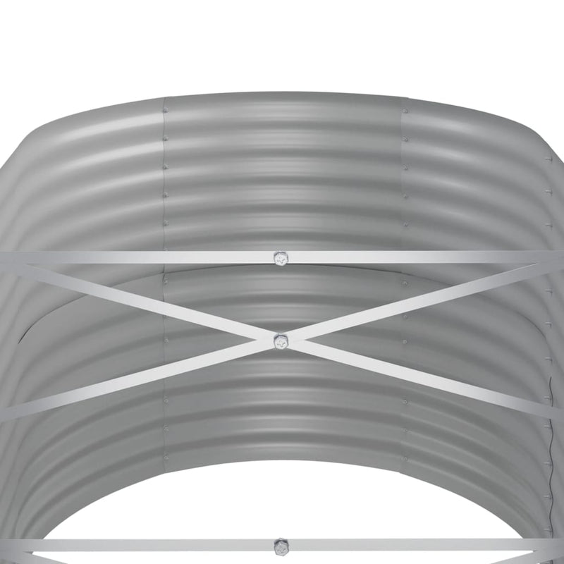 Garden Raised Bed Powder-Coated Steel 152x80x68 cm Anthracite Payday Deals