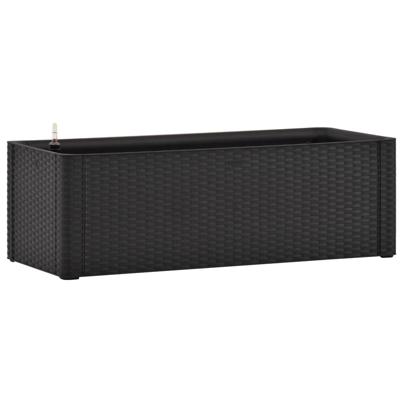 Garden Raised Bed with Self Watering System Anthracite 100x43x33 cm Payday Deals