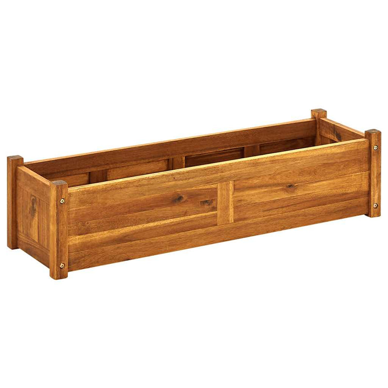 Garden Raised BedAcacia Wood 100x30x25 cm Payday Deals