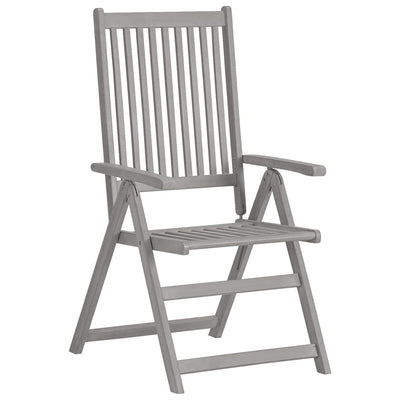 Garden Reclining Chairs 2 pcs with Cushions Solid Wood Acacia Payday Deals
