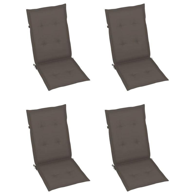 Garden Reclining Chairs 3 pcs with Cushions Solid Acacia Wood Payday Deals