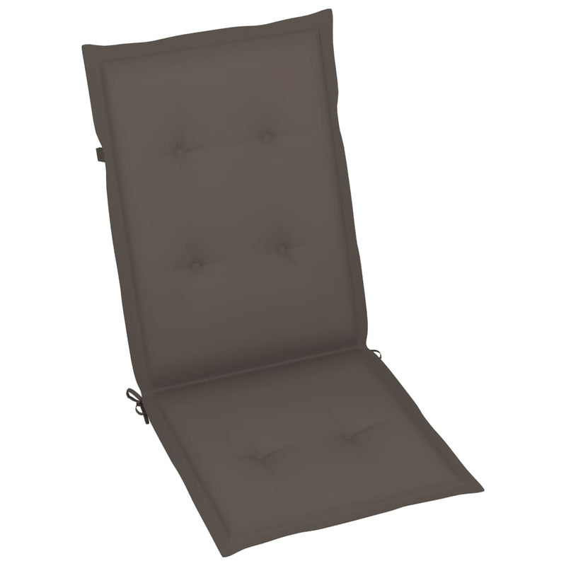 Garden Reclining Chairs 3 pcs with Cushions Solid Acacia Wood Payday Deals
